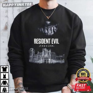 Resident Evil Requiem Bleached Art Survival Horror Game T Shirt (3)