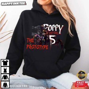 Poppy Playtime The Prototype Horror Game Graphic T Shirt (4)