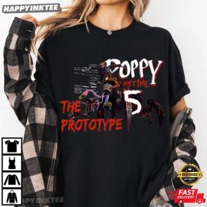 Poppy Playtime The Prototype Horror Game Graphic T Shirt (1)