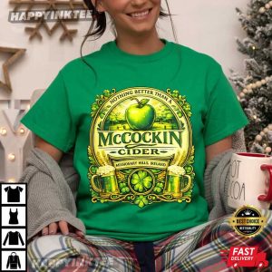 St Patricks Day McCockin Cider Funny Irish Drinking Gift T Shirt (4)