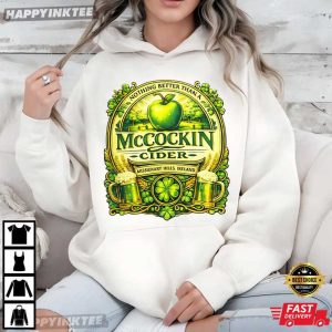 St Patricks Day McCockin Cider Funny Irish Drinking Gift T Shirt (3)