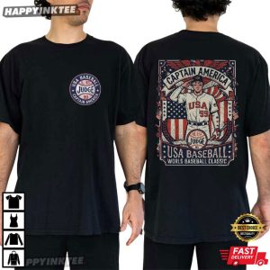 Aaron Judge Captain America USA Baseball T Shirt (1)