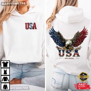 American Eagle USA 250 Years Fourth of July Patriotic T Shirt (4)