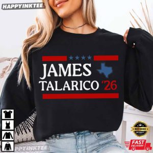 James Talarico 2026 Senate Vote Talarico For Texas Political T Shirt (3)