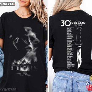 Scream Kill Tour 30th Anniversary Ghostface Horror Movie T Shirt (1)