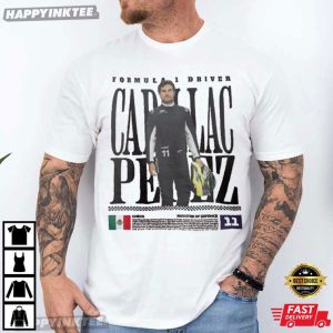 Sergio Perez Cadillac Perez Formula 1 Driver Racing T-Shirt