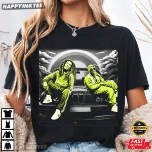 Bob Marley 2 Pac Jordan Air Max 95 Big Bubble Streetwear T Shirt (1)