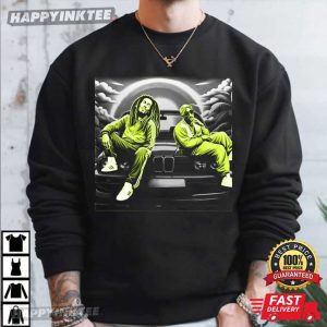 Bob Marley 2 Pac Jordan Air Max 95 Big Bubble Streetwear T Shirt (3)