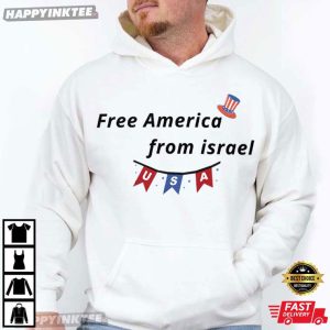Free America From Israel USA Patriotic T Shirt (3)