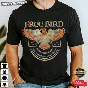 Free Bird And This Bird You Cannot Change Old School Band Music T-Shirt