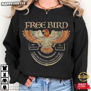 Free Bird And This Bird You Cannot Change Old School Band Music T Shirt (1)