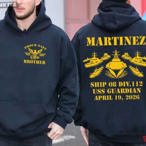 Proud Navy Battleship Graduation Custom Family Names T Shirt (4)