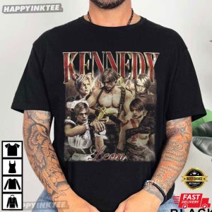 Resident Evil Requiem Leon S Kennedy Gaming Bootleg T Shirt (1)