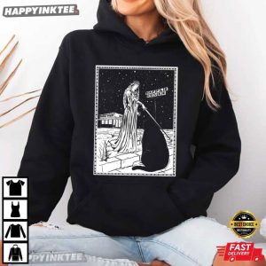 Medieval Cat Smothered Covered Honored Waffle House Tarot Style T Shirt (4)