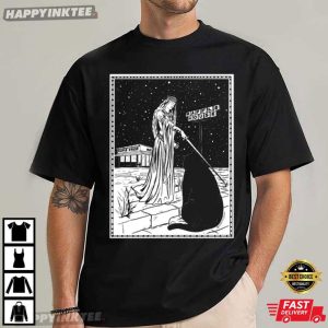 Medieval Cat Smothered Covered Honored Waffle House Tarot Style T Shirt (1)