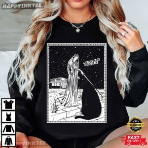 Medieval Cat Smothered Covered Honored Waffle House Tarot Style T Shirt (3)
