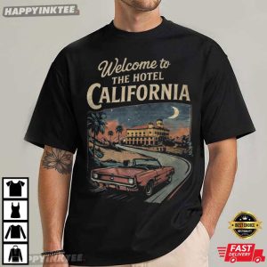 Welcome To The Hotel California Vintage Rock Road Trip T Shirt (4)