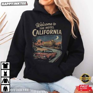 Welcome To The Hotel California Vintage Rock Road Trip T Shirt (3)