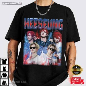 Heeseung Retro 90's K pop Idol Music Fan Gift T Shirt (4)