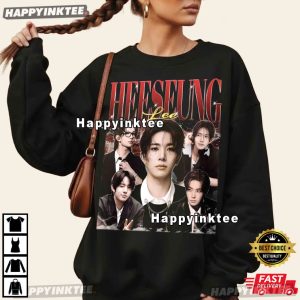Lee Heeseung Idol Kpop Gift For Music Lover T Shirt (3)