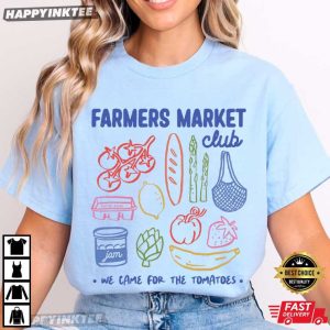 Farmers Market Club Fruit Tomatoes Summer Natural Boho Toddler T Shirt (4)