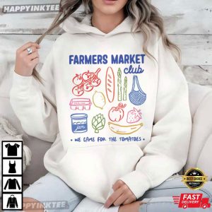 Farmers Market Club Fruit Tomatoes Summer Natural Boho Toddler T Shirt (3)