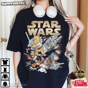 Star Wars Winnie the Pooh Jedi Pooh Galaxy Edge Disney World T-Shirt