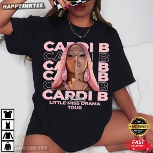 Cardi B Signature Little Miss Drama Tour Inspired T Shirt (4)
