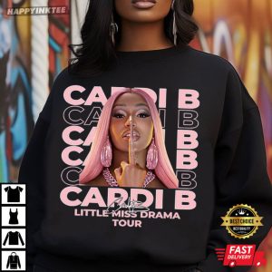 Cardi B Signature Little Miss Drama Tour Inspired T Shirt (1)
