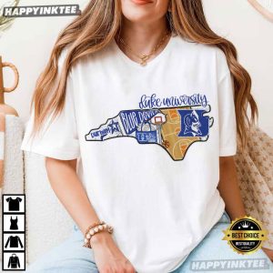 Duke University Durham NC Blue Devils Basketball Aesthetic T Shirt (2)