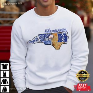 Duke University Durham NC Blue Devils Basketball Aesthetic T Shirt (3)