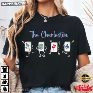 Mahjong The Charleston Funny Board Game T Shirt (2)