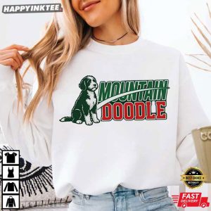 Mountain Doodle Dog Lovers Retro Outdoor Hiking T Shirt (1)