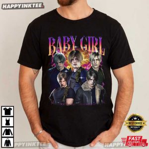 Resident Evil Leon S Kennedy Baby Girl Gaming Bootleg T Shirt (2)