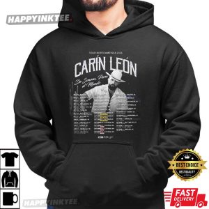Carin Leon De Sonora Para El Mundo Tour Norteamerica 2026 T Shirt (3)