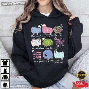 Christian Easter The Lord Is My Shepherd Psalm 231 2 Scripture T Shirt (4)