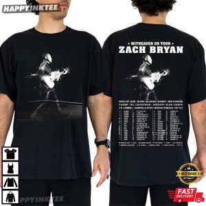 Zach Bryan With Heaven On Tour 2026 Oklahoma Country Music T Shirt (4)