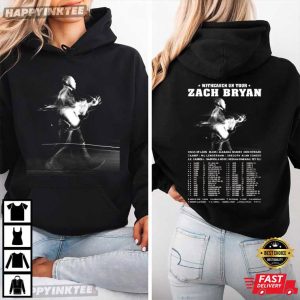 Zach Bryan With Heaven On Tour 2026 Oklahoma Country Music T Shirt (1)