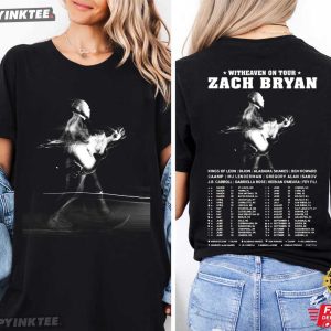 Zach Bryan With Heaven On Tour 2026 Oklahoma Country Music T Shirt (2)
