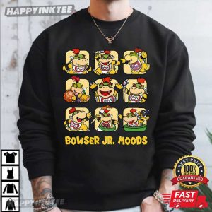 Cute Bowser Jr Moods Nintendo Super Mario Gamer Gift T Shirt (1)