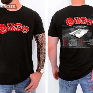 Heart 2026 USA Tour Vintage Rock Band Music T Shirt (4)