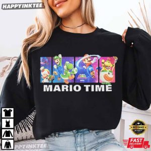 Mario Time Super Mario Galaxy Movie Character Cosmic T Shirt (1)