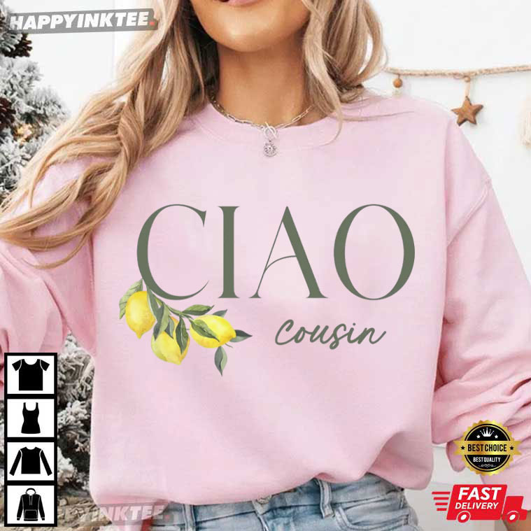 Ciao Italian Lemon Cottagecore Summer Custom Family Group T-Shirt