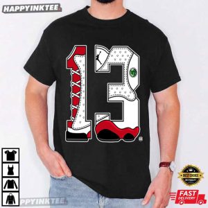Jordan 13s Chicago Number Statue Graphic Streetwear T Shirt (4)