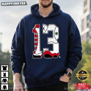 Jordan 13s Chicago Number Statue Graphic Streetwear T Shirt (3)