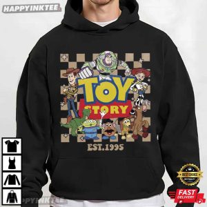 Toy Story Land Retro Disney Pixar Cartoon T Shirt (4)