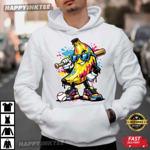 Savannah Bananas Baseball Funny Drip Banana Mascot T Shirt (4)