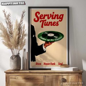 Serving Tunes Disco House Funk Soul Music Poster (2)