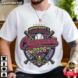 Venezuela Champions 2026 World Classic Baseball Gift T Shirt (1)
