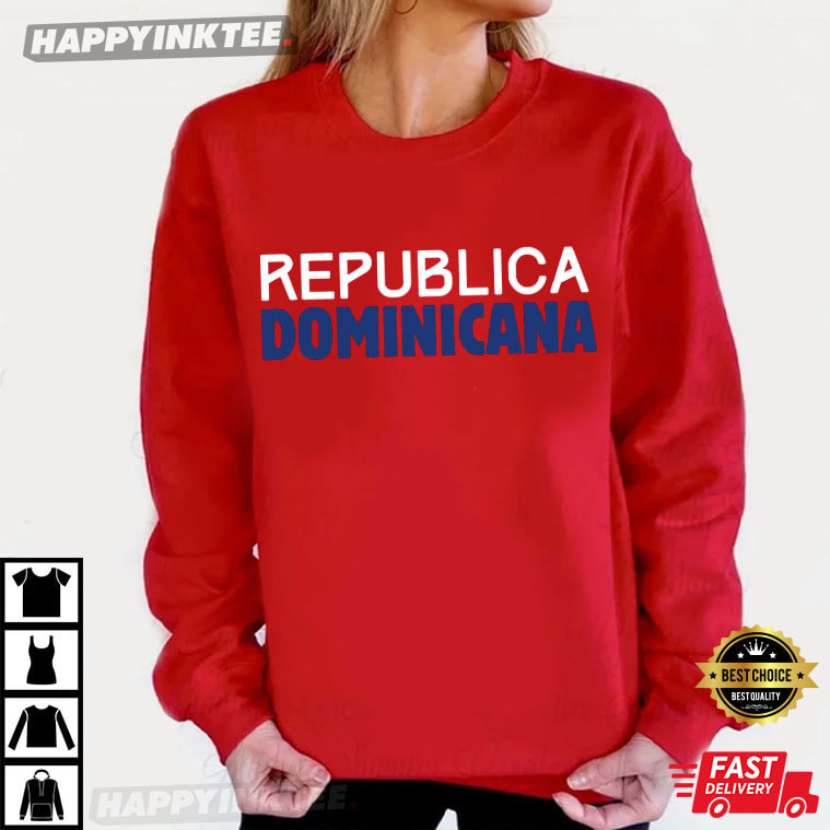 Republica Dominicana World Baseball Classic Dominican Pride T-Shirt Republica Dominicana World Baseball Classic Dominican Pride T-Shirt